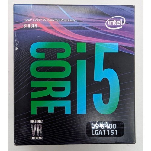 Процессор Intel Core i5-8400 2.8(4.0)GHz 9MB s1151 Box (BX80684I58400) (Восстановлено продавцом, 812870) купить в Украине: Киев, Днепр, Харьков, Одесса  | Проверка совместимости, низкая цена, отзывы, характеристики от TELEMART фото