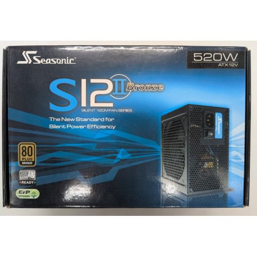 Блок живлення Seasonic M12II-EVO Bronze 520W (SS-520GM2) (Відновлено продавцем, 813047) купити в Україні: Київ, Львів, Хмельницький, Тернопіль | Перевірка сумісності, низька ціна, відгуки, характеристики від TELEMART фото