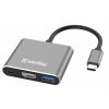 Photo ColorWay USB Type-C 3 in 1 (CW-HUB08) Dark Grey