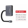 Photo ColorWay USB Type-C 3 in 1 (CW-HUB08) Dark Grey