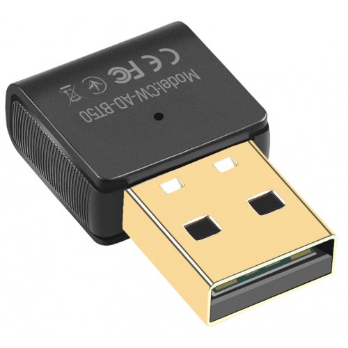 Bluetooth адаптер ColorWay Bluetooth 5.0 (CW-AD-BT50) Black купить в Украине: Киев, Днепр, Харьков, Одесса  | Низкая цена, отзывы, характеристики от TELEMART фото