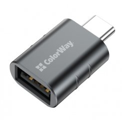 Адаптер-переходник ColorWay USB to USB Type-C 3.2 (CW-AD-AC3)