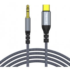 Адаптер-переходник ColorWay USB Type-C to 3.5 mm mini-Jack 1.2m (CW-CBPDJ071-G)