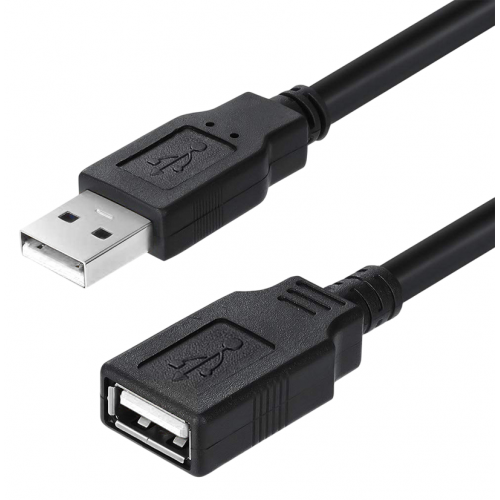Кабель-подовжувач ColorWay USB 2.0 AM/AF 1.8m (CW-CBUF076-BK) купити в Україні: Київ, Львів, Хмельницький, Тернопіль | Низька ціна, відгуки, характеристики від TELEMART фото