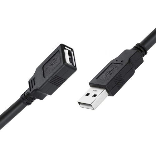 Кабель-подовжувач ColorWay USB 2.0 AM/AF 1.8m (CW-CBUF076-BK) купити в Україні: Київ, Львів, Хмельницький, Тернопіль | Низька ціна, відгуки, характеристики від TELEMART фото