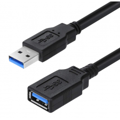Кабель-удлинитель ColorWay USB 3.0 AM/AF 1.8m (CW-CBUF075-BK)