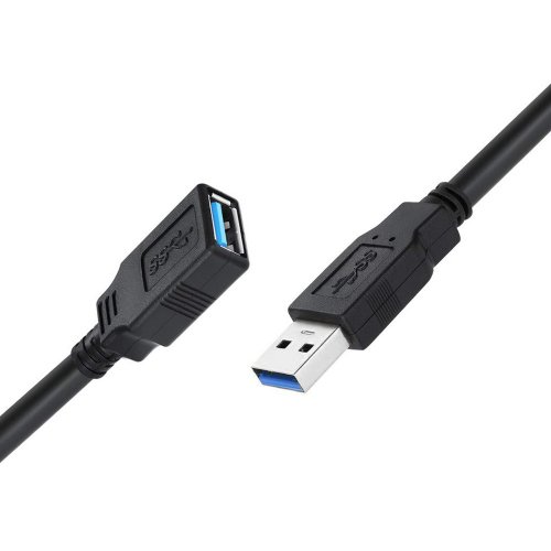 Кабель-удлинитель ColorWay USB 3.0 AM/AF 1.8m (CW-CBUF075-BK) купить в Украине: Киев, Днепр, Харьков, Одесса  | Низкая цена, отзывы, характеристики от TELEMART фото