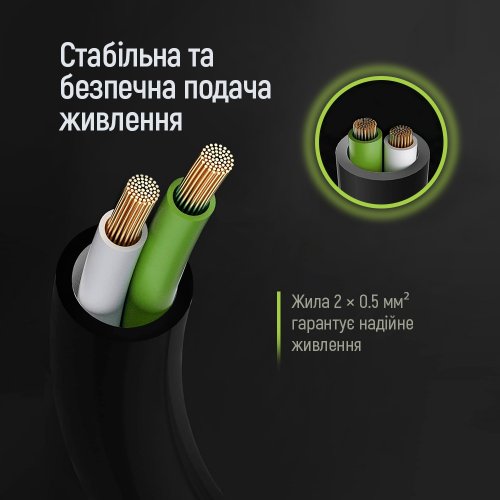 Кабель живлення ColorWay CEE7/7-C5 1.8m (CW-CBP083-BK) купити в Україні: Київ, Львів, Хмельницький, Тернопіль | Низька ціна, відгуки, характеристики від TELEMART фото