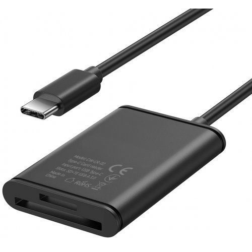 Кардридер ColorWay USB Type-C to USB 3.0/SD/MicroSD (CW-CR-02) купить в Украине: Киев, Днепр, Харьков, Одесса  | Низкая цена, отзывы, характеристики от TELEMART фото