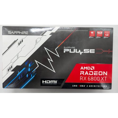 Видеокарта Sapphire Radeon RX 6800 PULSE XT 16384MB (11304-03-20G) (Восстановлено продавцом, 813144) купить в Украине: Киев, Днепр, Харьков, Одесса  | Проверка совместимости, низкая цена, отзывы, характеристики от TELEMART фото