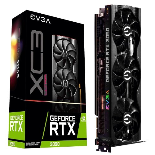 Відеокарта EVGA GeForce RTX 3090 XC3 ULTRA GAMING 24576MB (24G-P5-3975-KR) (Відновлено продавцем, 813171) купити в Україні: Київ, Львів, Хмельницький, Тернопіль | Перевірка сумісності, низька ціна, відгуки, характеристики від TELEMART фото