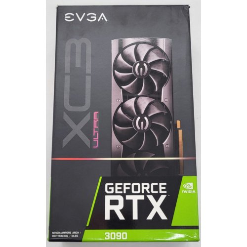 Відеокарта EVGA GeForce RTX 3090 XC3 ULTRA GAMING 24576MB (24G-P5-3975-KR) (Відновлено продавцем, 813171) купити в Україні: Київ, Львів, Хмельницький, Тернопіль | Перевірка сумісності, низька ціна, відгуки, характеристики від TELEMART фото
