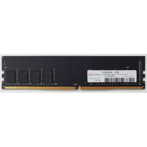 Озу Exceleram DDR4 8GB 2666Mhz (E408269A) (Восстановлено продавцом, 813180) купить в Украине: Киев, Днепр, Харьков, Одесса  | Проверка совместимости, низкая цена, отзывы, характеристики от TELEMART фото