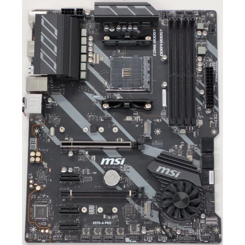 Материнская плата MSI X570-A PRO (sAM4, AMD X570) (Восстановлено продавцом, 813195) купить в Украине: Киев, Днепр, Харьков, Одесса  | Проверка совместимости, низкая цена, отзывы, характеристики от TELEMART фото