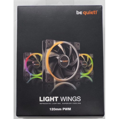 Набір кулерів для корпусу Be Quiet! Light Wings 120 PWM Triple-Pack (BL076) (Відновлено продавцем, 813230) купити в Україні: Київ, Львів, Хмельницький, Тернопіль | Перевірка сумісності, низька ціна, відгуки, характеристики від TELEMART фото