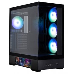 Корпус Zalman P40 DS Tempered Glass без БЖ Black