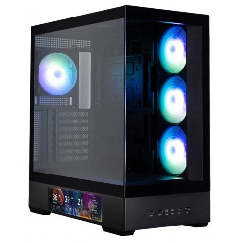 Корпус Zalman P40 DS Tempered Glass без БЖ Black купити в Україні: Київ, Львів, Хмельницький, Тернопіль | Перевірка сумісності, низька ціна, відгуки, характеристики від TELEMART фото