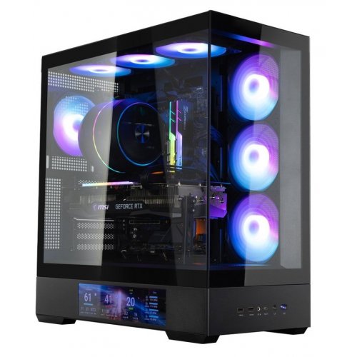 Корпус Zalman P40 DS Tempered Glass без БЖ Black купити в Україні: Київ, Львів, Хмельницький, Тернопіль | Перевірка сумісності, низька ціна, відгуки, характеристики від TELEMART фото