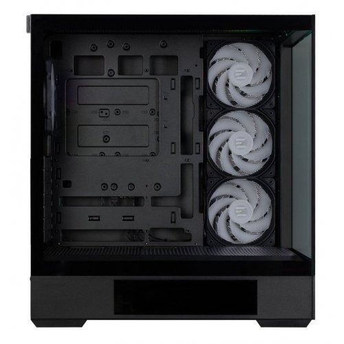 Корпус Zalman P40 DS Tempered Glass без БЖ Black купити в Україні: Київ, Львів, Хмельницький, Тернопіль | Перевірка сумісності, низька ціна, відгуки, характеристики від TELEMART фото