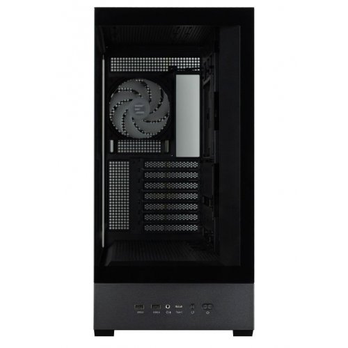 Корпус Zalman P40 DS Tempered Glass без БЖ Black купити в Україні: Київ, Львів, Хмельницький, Тернопіль | Перевірка сумісності, низька ціна, відгуки, характеристики від TELEMART фото