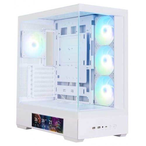 Корпус Zalman P40 DS Tempered Glass без БЖ White купити в Україні: Київ, Львів, Хмельницький, Тернопіль | Перевірка сумісності, низька ціна, відгуки, характеристики від TELEMART фото