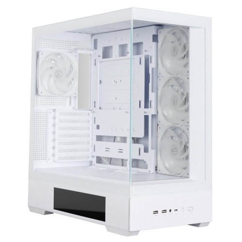 Корпус Zalman P40 DS Tempered Glass без БЖ White купити в Україні: Київ, Львів, Хмельницький, Тернопіль | Перевірка сумісності, низька ціна, відгуки, характеристики від TELEMART фото
