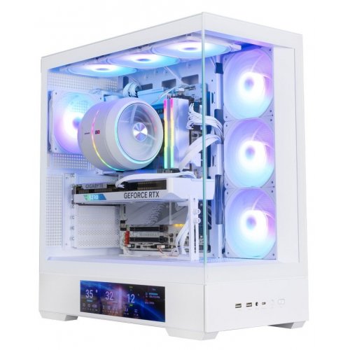 Корпус Zalman P40 DS Tempered Glass без БЖ White купити в Україні: Київ, Львів, Хмельницький, Тернопіль | Перевірка сумісності, низька ціна, відгуки, характеристики від TELEMART фото