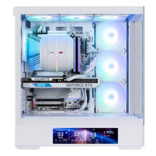 Корпус Zalman P40 DS Tempered Glass без БЖ White купити в Україні: Київ, Львів, Хмельницький, Тернопіль | Перевірка сумісності, низька ціна, відгуки, характеристики від TELEMART фото