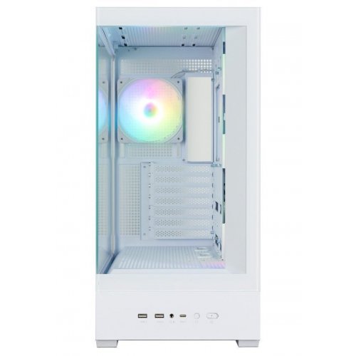 Корпус Zalman P40 DS Tempered Glass без БЖ White купити в Україні: Київ, Львів, Хмельницький, Тернопіль | Перевірка сумісності, низька ціна, відгуки, характеристики від TELEMART фото