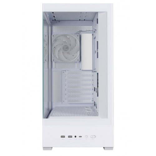 Корпус Zalman P40 DS Tempered Glass без БЖ White купити в Україні: Київ, Львів, Хмельницький, Тернопіль | Перевірка сумісності, низька ціна, відгуки, характеристики від TELEMART фото