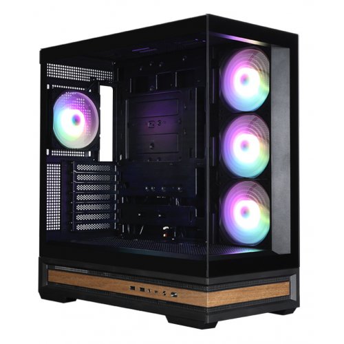 Корпус Zalman P40 NAMU Tempered Glass без БЖ Black купити в Україні: Київ, Львів, Хмельницький, Тернопіль | Перевірка сумісності, низька ціна, відгуки, характеристики від TELEMART фото