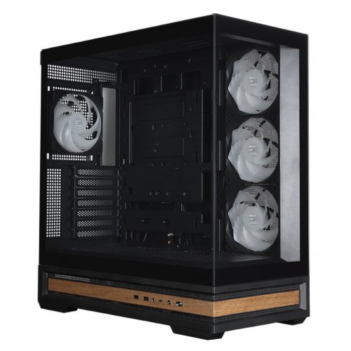 Корпус Zalman P40 NAMU Tempered Glass без БЖ Black купити в Україні: Київ, Львів, Хмельницький, Тернопіль | Перевірка сумісності, низька ціна, відгуки, характеристики від TELEMART фото