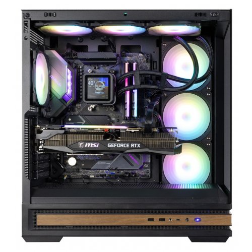 Корпус Zalman P40 NAMU Tempered Glass без БЖ Black купити в Україні: Київ, Львів, Хмельницький, Тернопіль | Перевірка сумісності, низька ціна, відгуки, характеристики від TELEMART фото