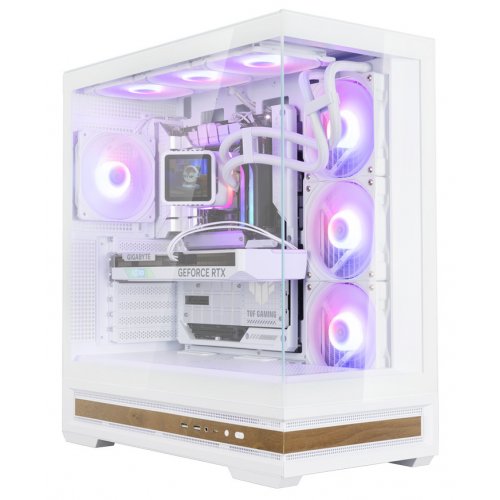 Корпус Zalman P40 NAMU Tempered Glass без БЖ White купити в Україні: Київ, Львів, Хмельницький, Тернопіль | Перевірка сумісності, низька ціна, відгуки, характеристики від TELEMART фото