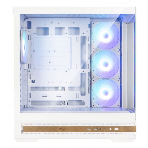 Корпус Zalman P40 NAMU Tempered Glass без БЖ White купити в Україні: Київ, Львів, Хмельницький, Тернопіль | Перевірка сумісності, низька ціна, відгуки, характеристики від TELEMART фото