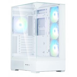 Корпус Zalman P40 Prism Plus Tempered Glass без БЖ White