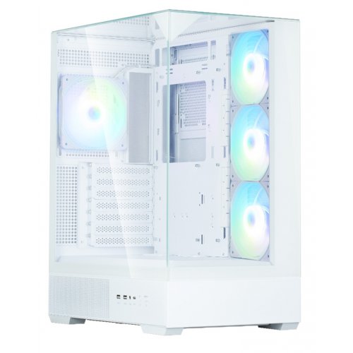 Корпус Zalman P40 Prism Plus Tempered Glass без БЖ White купити в Україні: Київ, Львів, Хмельницький, Тернопіль | Перевірка сумісності, низька ціна, відгуки, характеристики від TELEMART фото