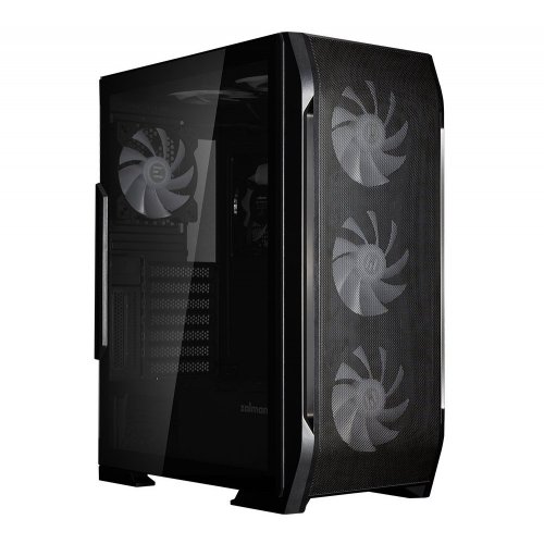 Корпус Zalman N7 Plus V2 Tempered Glass без БЖ Black купити в Україні: Київ, Львів, Хмельницький, Тернопіль | Перевірка сумісності, низька ціна, відгуки, характеристики від TELEMART фото