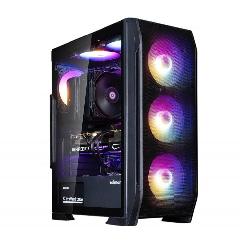 Корпус Zalman N7 Plus V2 Tempered Glass без БЖ Black купити в Україні: Київ, Львів, Хмельницький, Тернопіль | Перевірка сумісності, низька ціна, відгуки, характеристики від TELEMART фото