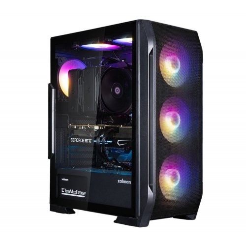 Корпус Zalman N7 Plus V2 Tempered Glass без БЖ Black купити в Україні: Київ, Львів, Хмельницький, Тернопіль | Перевірка сумісності, низька ціна, відгуки, характеристики від TELEMART фото