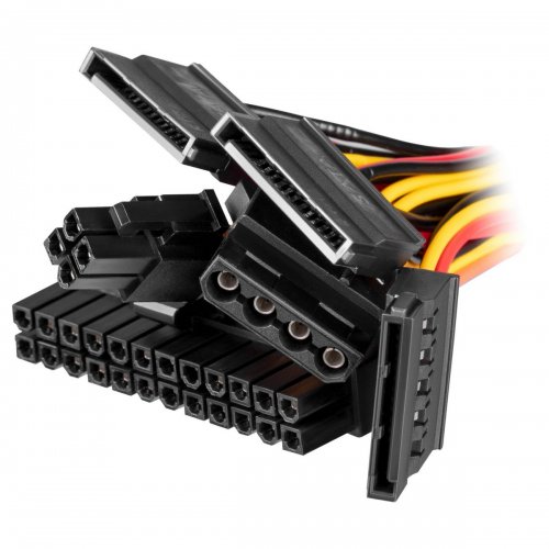 Корпус 2E TeamX TMX03 500W (2E-TMX03-500) Black купити в Україні: Київ, Львів, Хмельницький, Тернопіль | Перевірка сумісності, низька ціна, відгуки, характеристики від TELEMART фото
