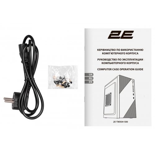 Корпус 2E TeamX TMX04 500W (2E-TMX04-500) Black купити в Україні: Київ, Львів, Хмельницький, Тернопіль | Перевірка сумісності, низька ціна, відгуки, характеристики від TELEMART фото