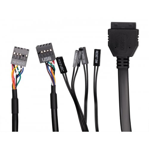 Корпус 2E TeamX TMX04 500W (2E-TMX04-500) Black купити в Україні: Київ, Львів, Хмельницький, Тернопіль | Перевірка сумісності, низька ціна, відгуки, характеристики від TELEMART фото