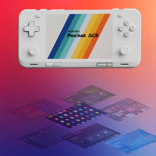 Портативная игровая консоль AYANEO Pocket ACE 8GB/128GB Light Blade White купить в Украине: Киев, Днепр, Харьков, Одесса  | Низкая цена, отзывы, характеристики от TELEMART фото