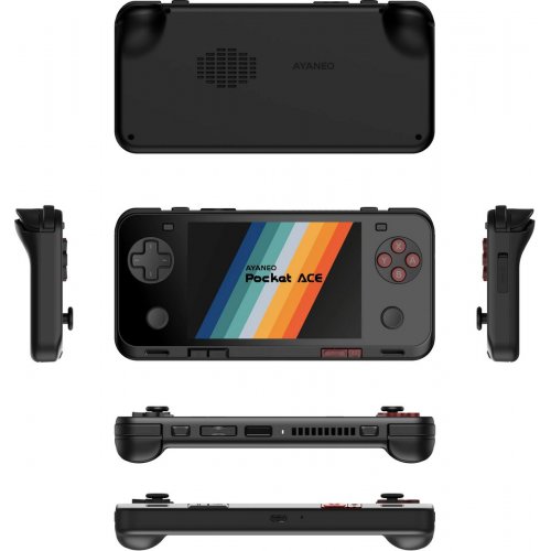 Портативная игровая консоль AYANEO Pocket ACE 12GB/256GB Shadow Dance Black купить в Украине: Киев, Днепр, Харьков, Одесса  | Низкая цена, отзывы, характеристики от TELEMART фото