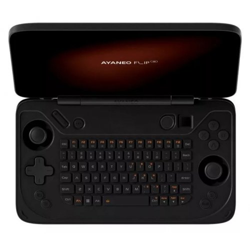 Портативная игровая консоль AYANEO Flip KB 16GB/512GB Shadow Black купить в Украине: Киев, Днепр, Харьков, Одесса  | Низкая цена, отзывы, характеристики от TELEMART фото