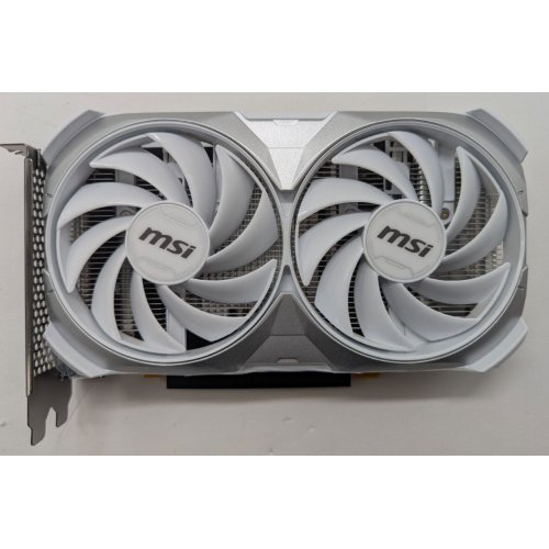Видеокарта MSI GeForce RTX 4060 VENTUS 2X WHITE OC 8192MB (RTX 4060 VENTUS 2X WHITE 8G OC) (Восстановлено продавцом, 813353) купить в Украине: Киев, Днепр, Харьков, Одесса  | Проверка совместимости, низкая цена, отзывы, характеристики от TELEMART фото
