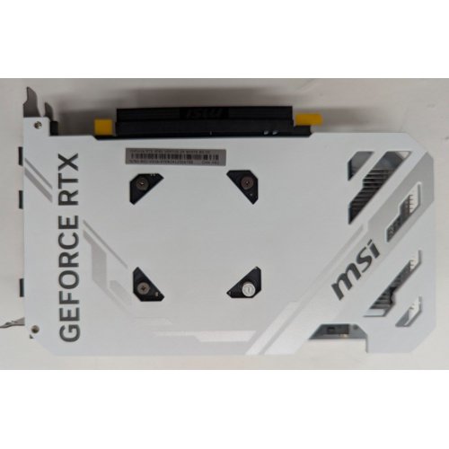 Видеокарта MSI GeForce RTX 4060 VENTUS 2X WHITE OC 8192MB (RTX 4060 VENTUS 2X WHITE 8G OC) (Восстановлено продавцом, 813353) купить в Украине: Киев, Днепр, Харьков, Одесса  | Проверка совместимости, низкая цена, отзывы, характеристики от TELEMART фото