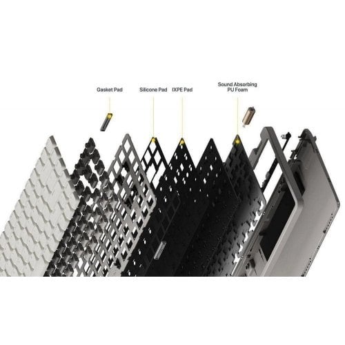 Фото Клавіатура Lofree OE921 Flow Lite 84 Mechanical Linear Switches Wireless (LO-6922694806932) Flamingo
