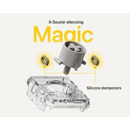Фото Клавіатура Lofree OE921 Flow Lite 84 Mechanical Linear Switches Wireless (LO-6922694806932) Flamingo